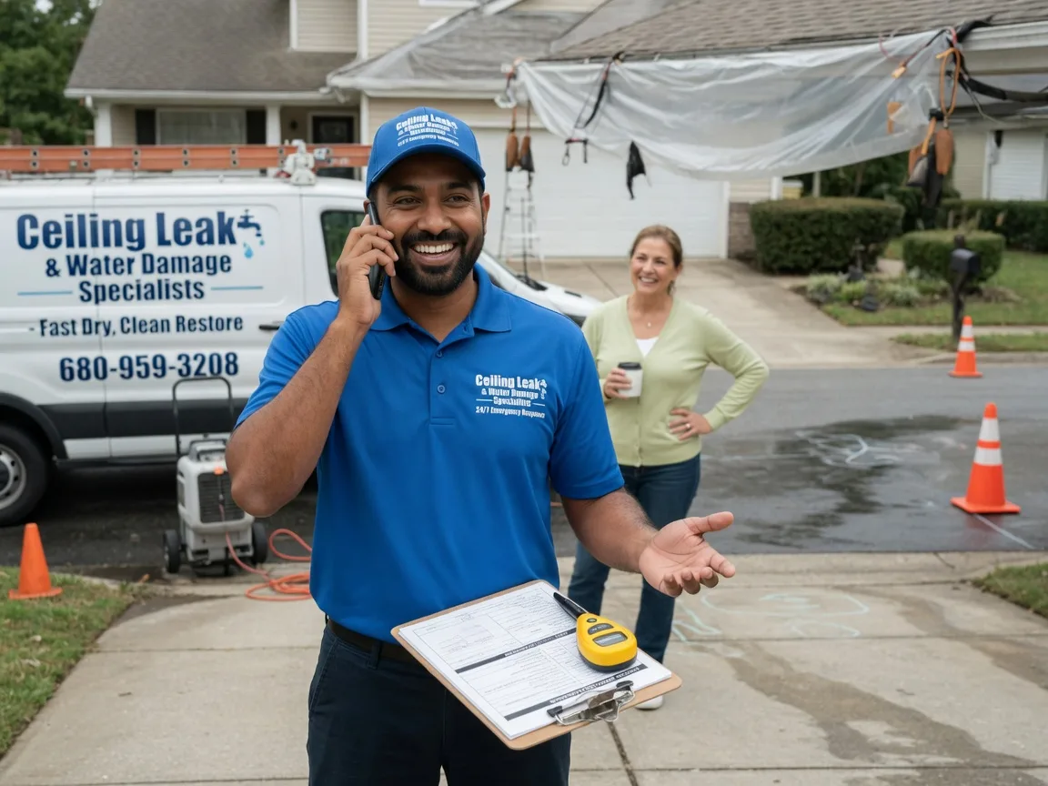 Ceiling Leak Cleanup Woods Hole, MA FAQs